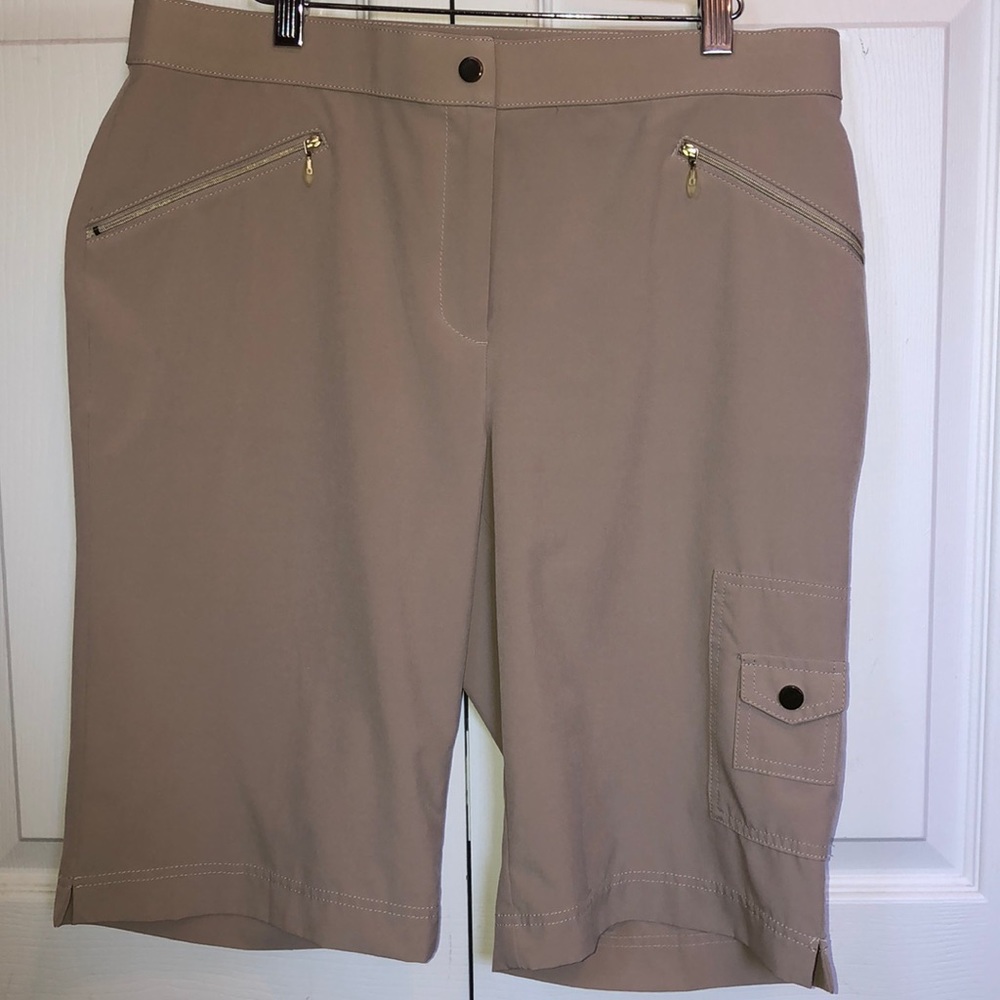 Chico’s Tan Bermuda shorts